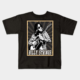 80s Style Billy Strings Kids T-Shirt